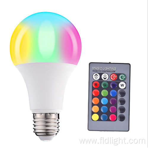 Smart Remote Control LED light bulbs Dimmable RGB